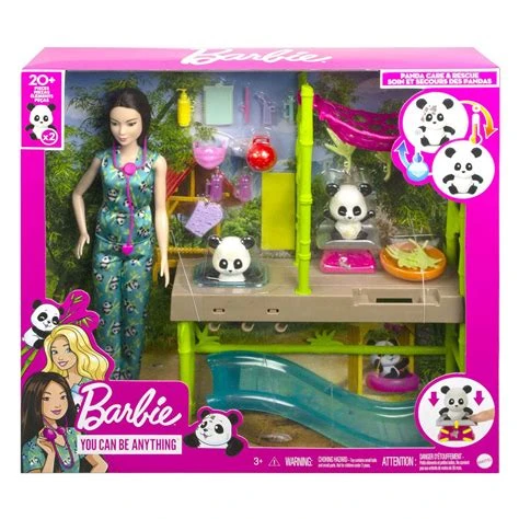 Barbie Panda Rescue speelset