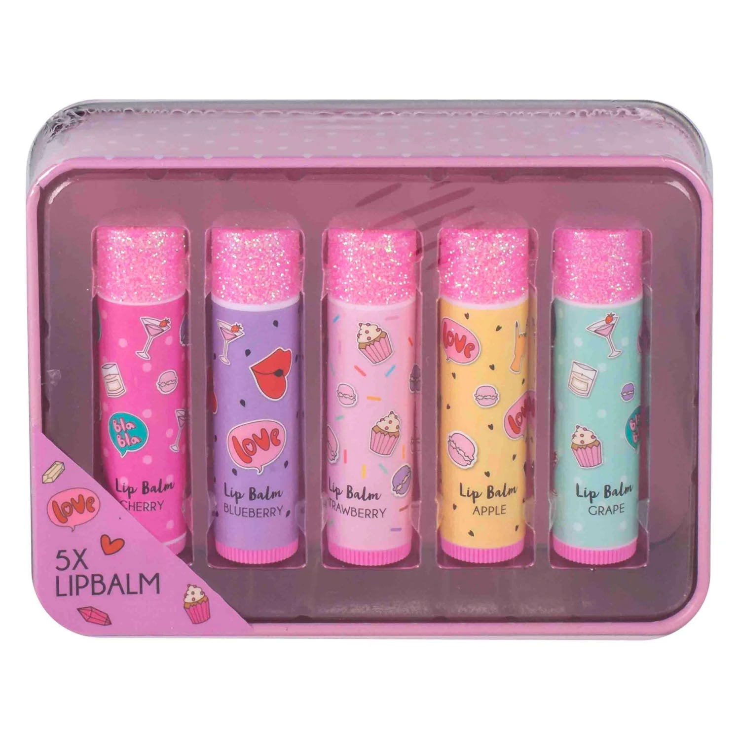 Create it! lippenbals.blik roze