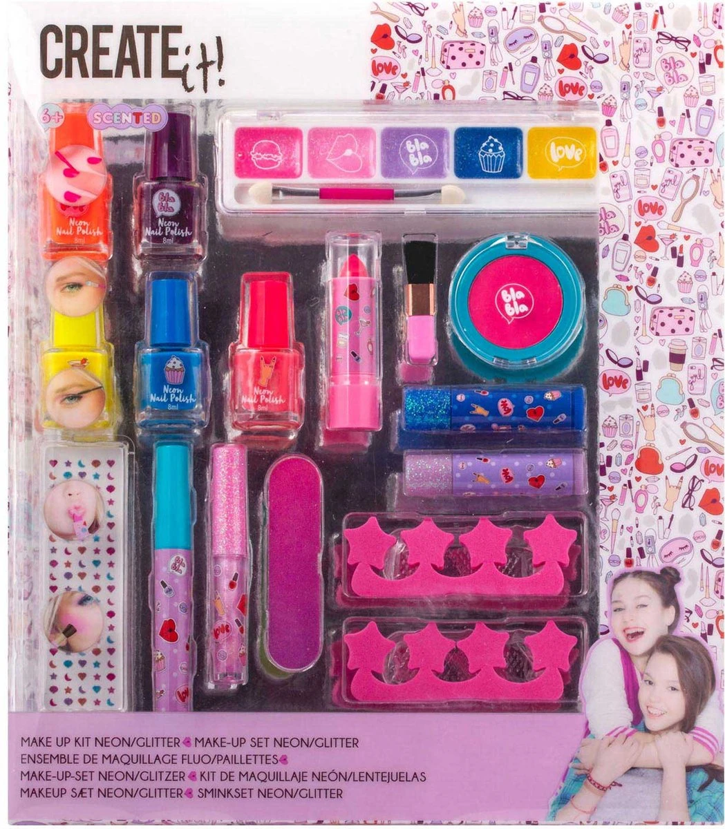 Create It! Make-up box Neon&Glitters