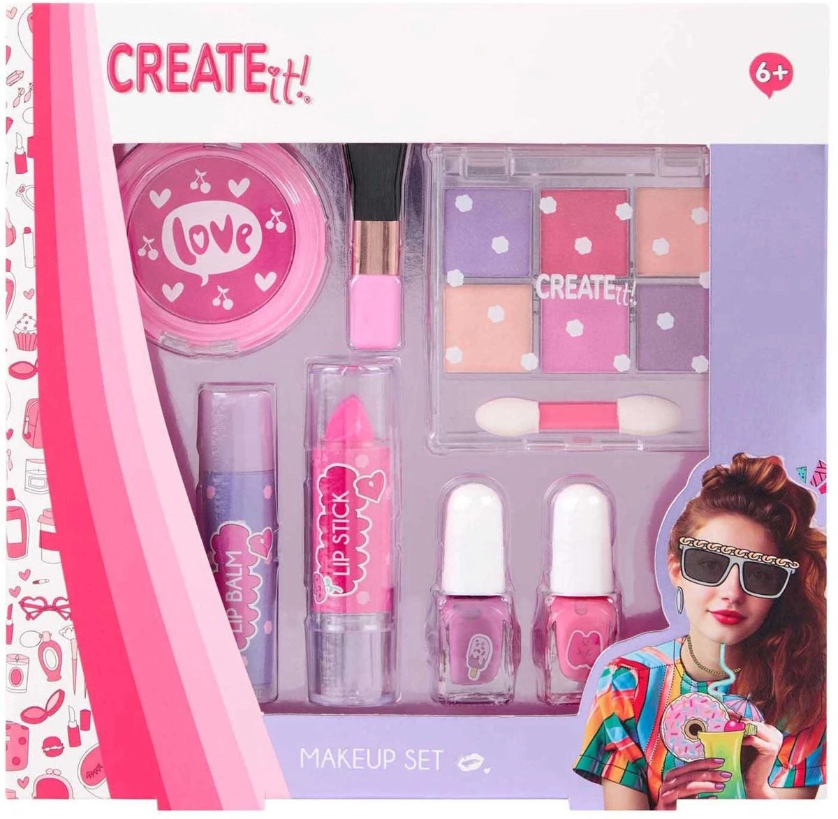 Create It! Makeup Set Pink Turquoise