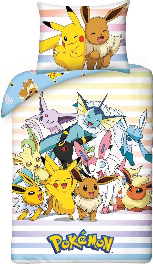 Dekbed Pokemon Eeveelutions 140x200