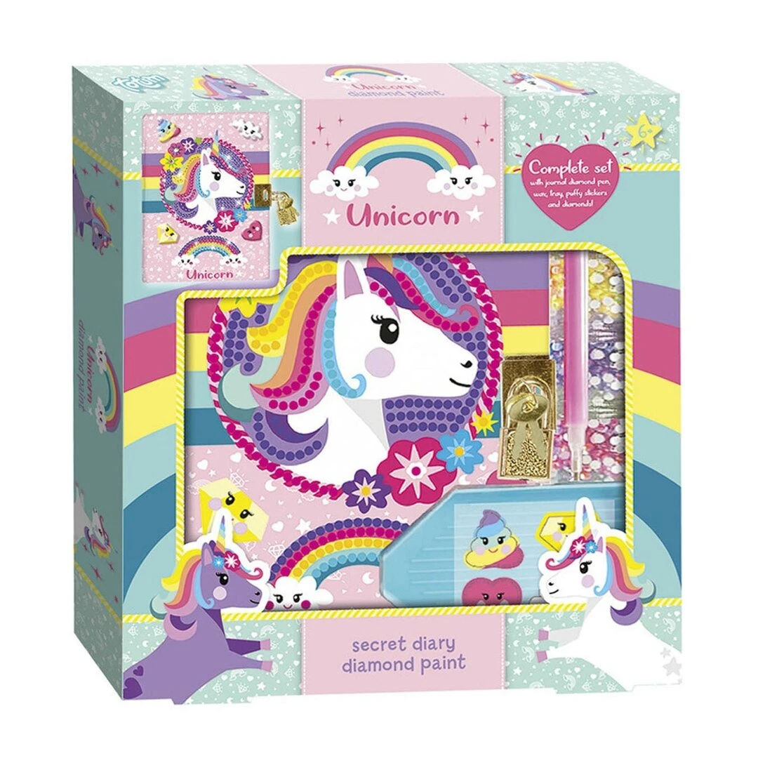 Geheim dagboek unicorn versieren
