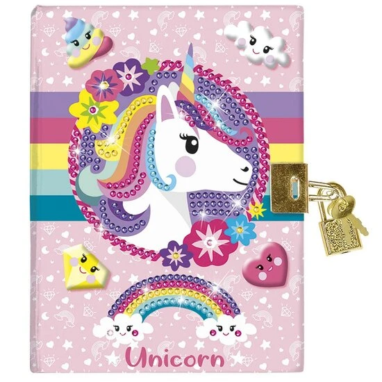 Geheim dagboek unicorn versieren
