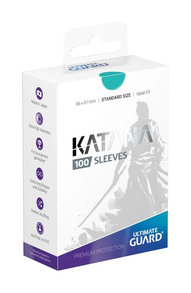 Katana Sleeves Standard Size (100) - Turquoise
