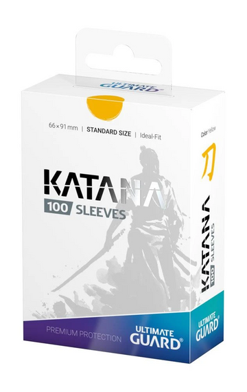 Katana Sleeves Standard Size (100) - Yellow