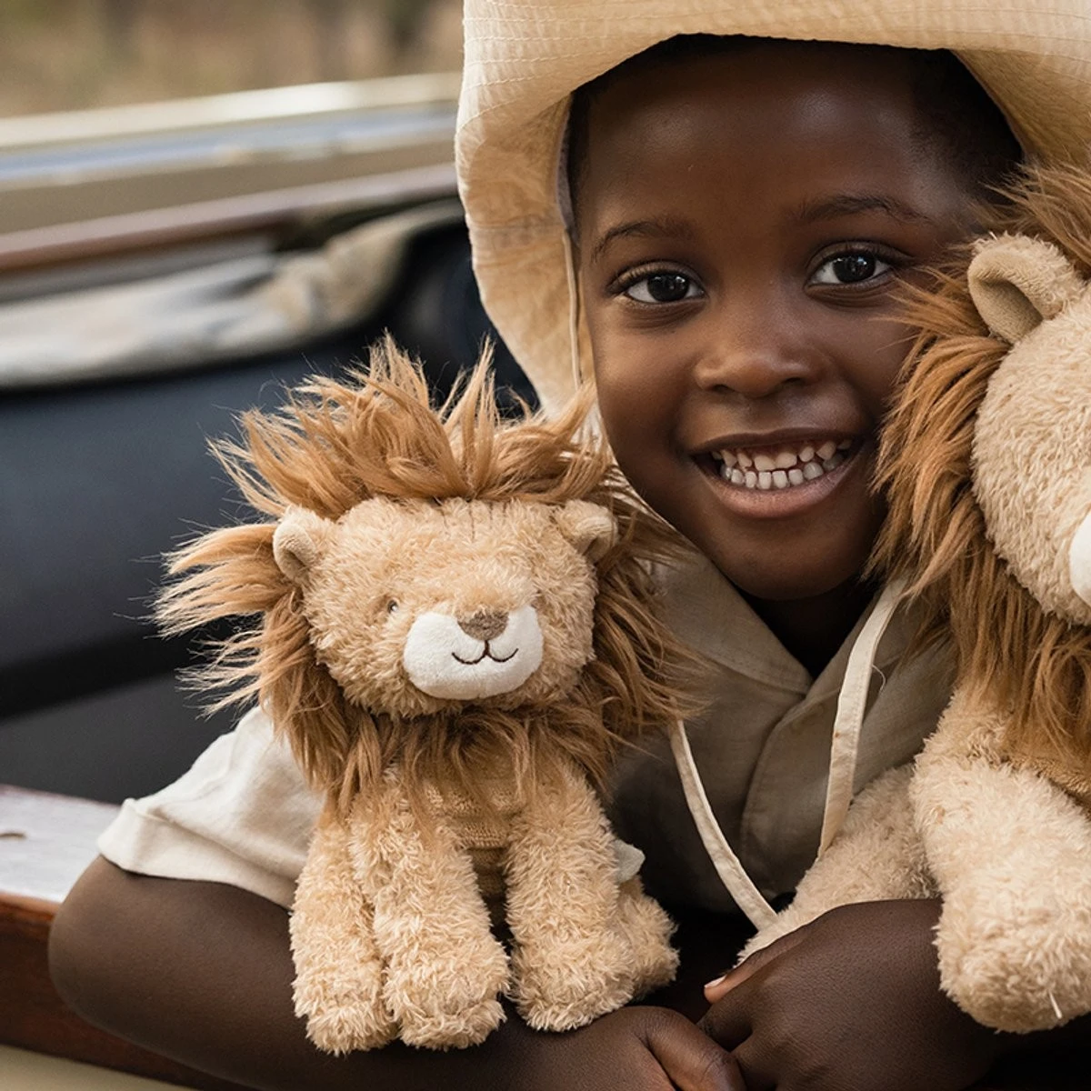 Knuffel Leeuw 17 cm - Safari Friends