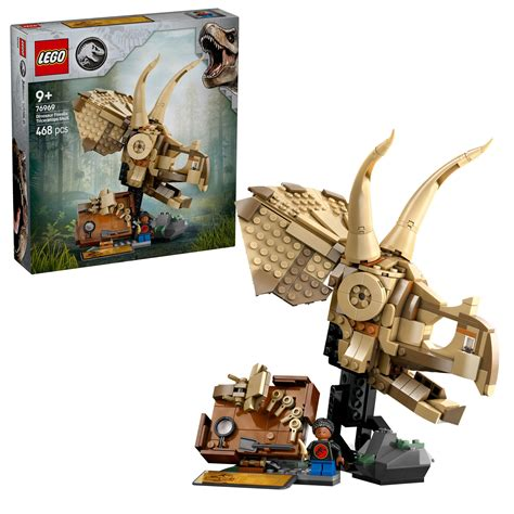 LEGO 76969 Jurassic World Dinosaurusfossielen:Triceratops schedel