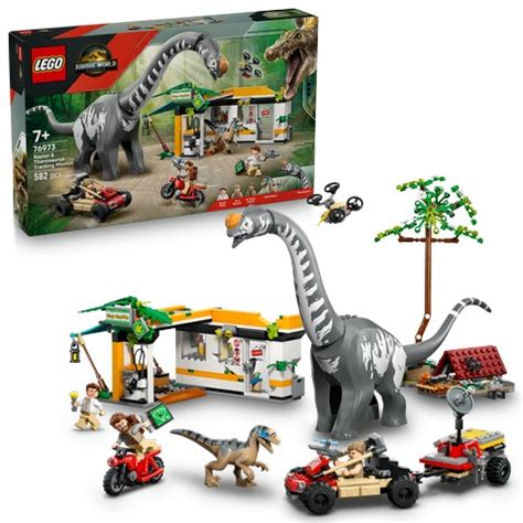 LEGO 76973 Jurassic World Raptor en Titanosaurusopsporingsmissie