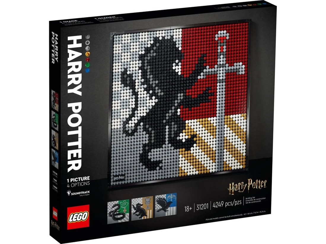 Lego Art 31201 Harry Potter Hogwarts Crests