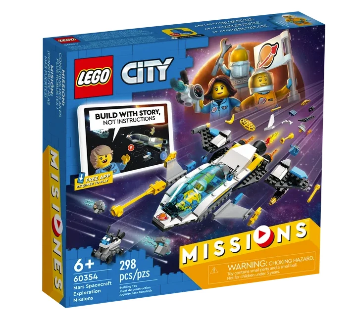 Lego City 60354 Ruimteschip voor verkenningsmissies op Mars