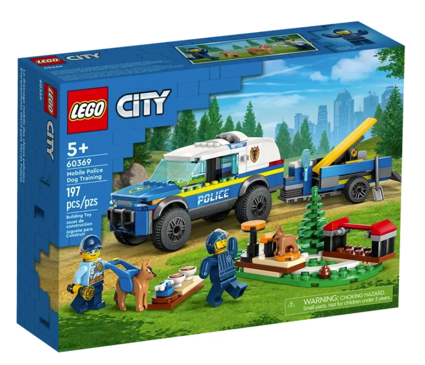 Lego City 60369 Mobiele training voor politiehonden