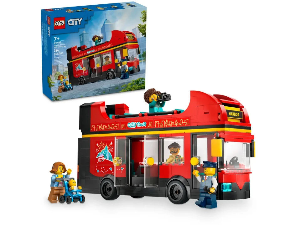 Lego City 60407 Toeristische rode dubbeldekker