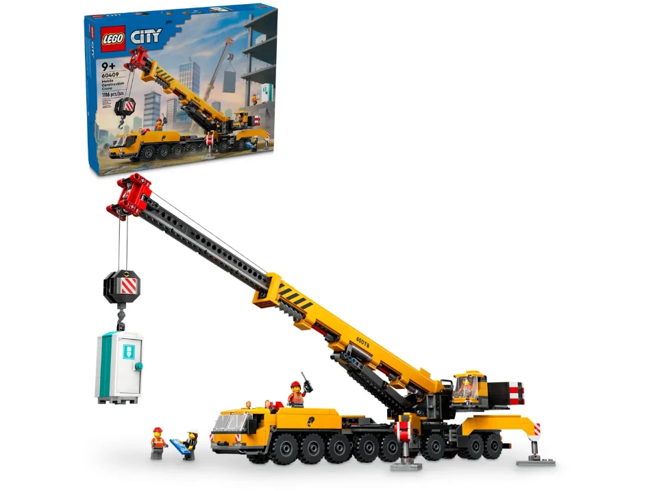 Lego City 60409 Gele mobiele bouwkraan