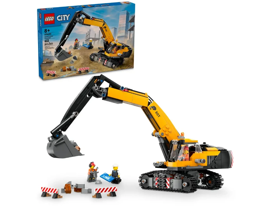 Lego City 60420 Gele graafmachine