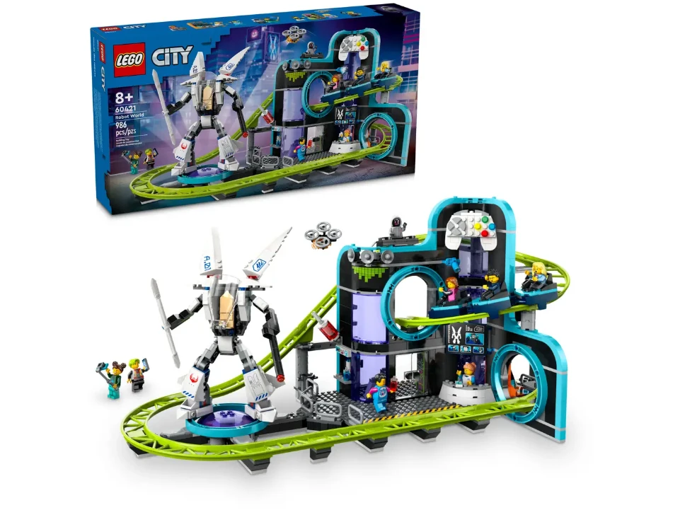 Lego City 60421 Achtbaan in Robotwereld