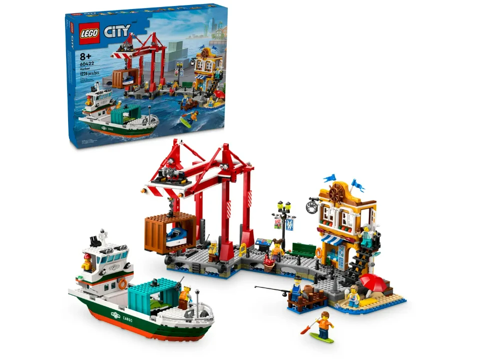 Lego City 60422 Haven met vrachtschip
