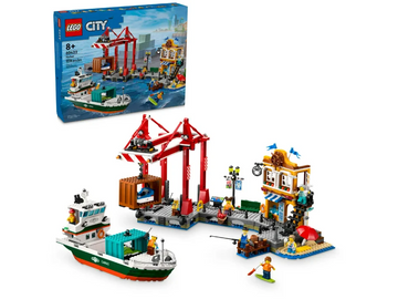 Lego City 60422 Haven met vrachtschip