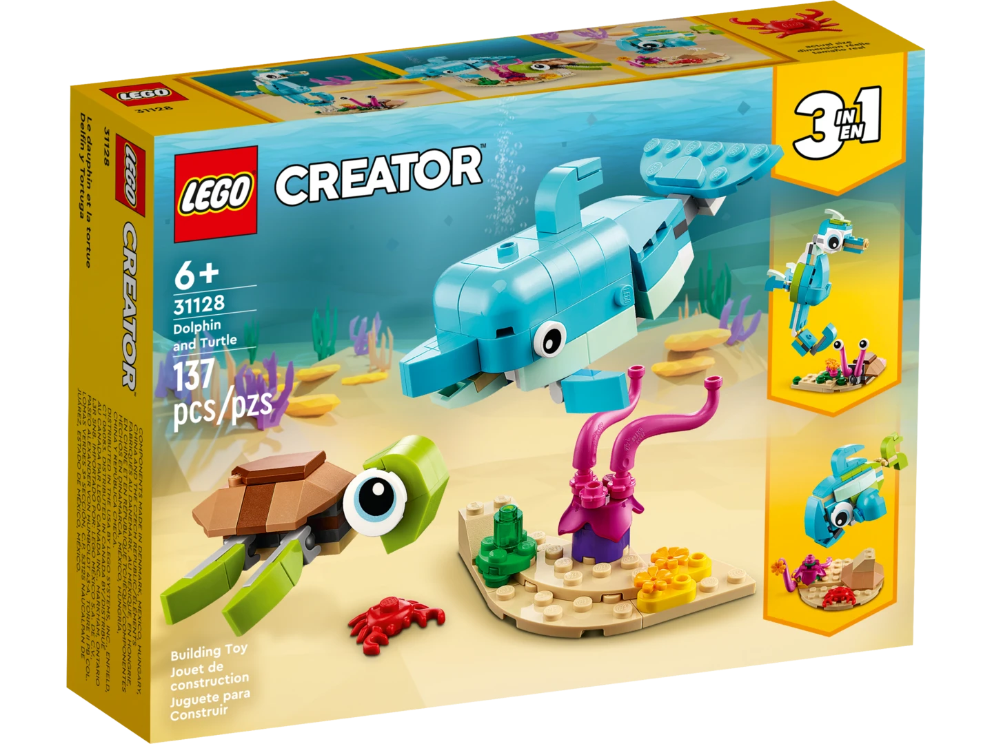 Lego Creator 31128 Dolfijn en schildpad