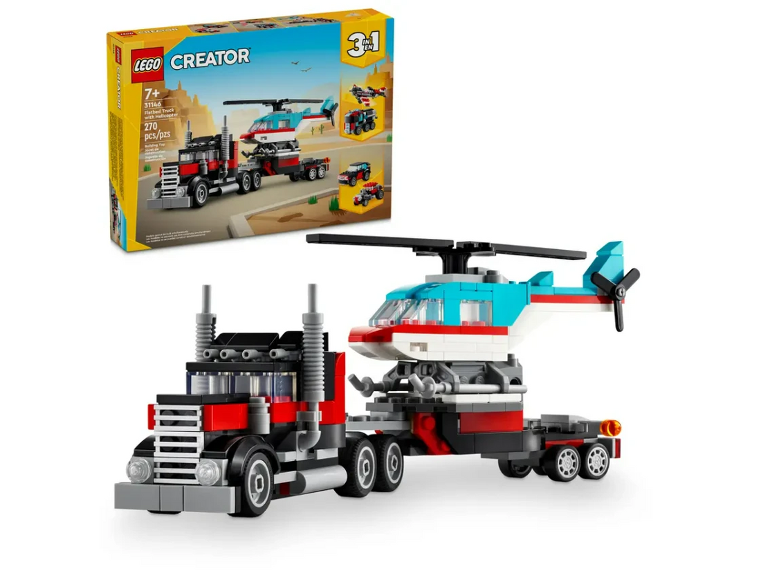 Lego Creator 31146 Truck met helikopter
