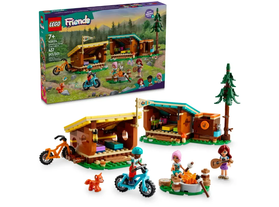 Lego Friends 42624 Avonturenkamp knusse boshutten