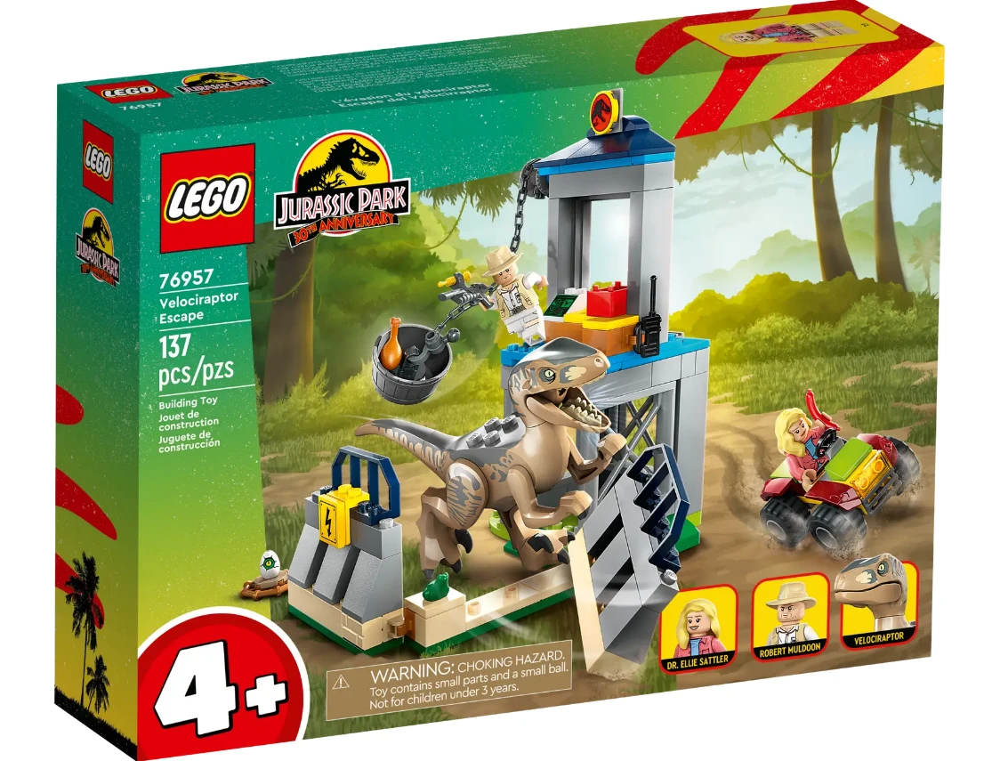 Lego Jurassic World 76957 Velociraptor ontsnapping