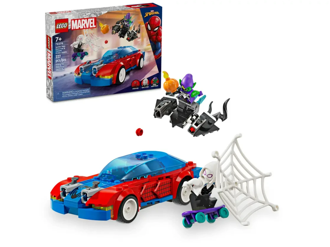 Lego Marvel Super Heroes 76279 Spider-Man racewagen en Venom Green Goblin