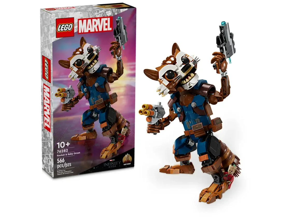 Lego Marvel Super Heroes 76282 Rocket en Baby Groot