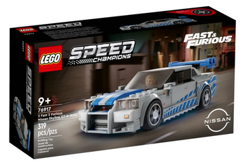 Lego Speed Champions 76917 2 Fast 2 Furious Nissan Skyline GT-R [R34]