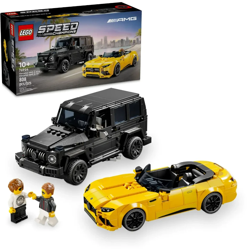 Lego Speed Champions 76924 Mercedes-AMG G 63 en Mercedes-AMG SL 63