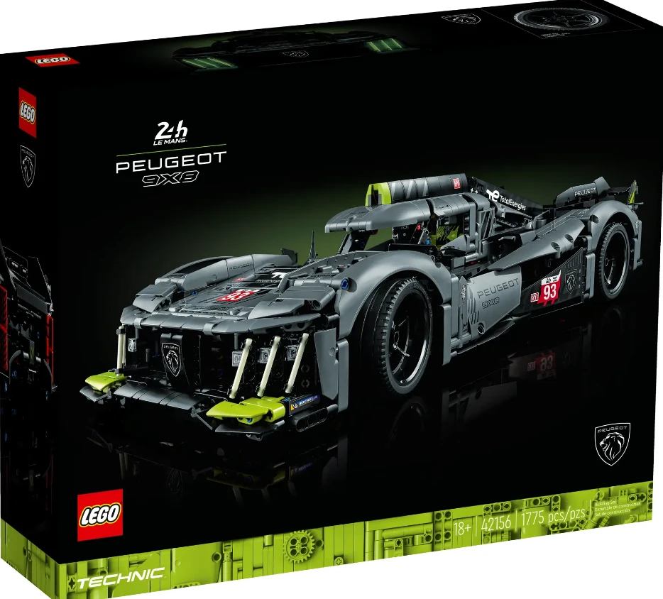 Lego Technic 42156 PEUGEOT 9X8 24H Le Mans Hybrid Hypercar