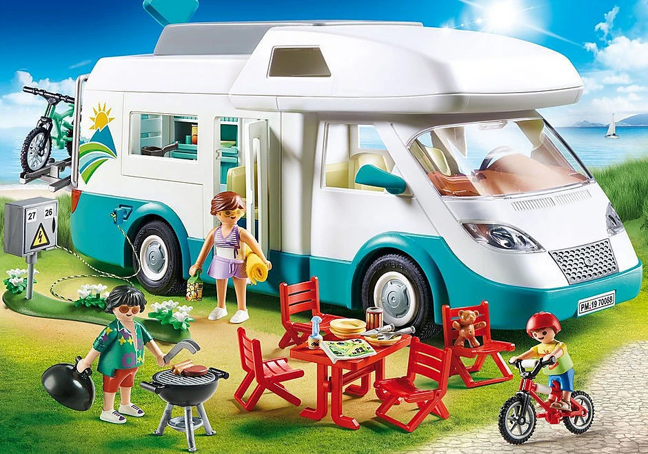 Playmobil 70088 Family Fun Mobilhome met familie