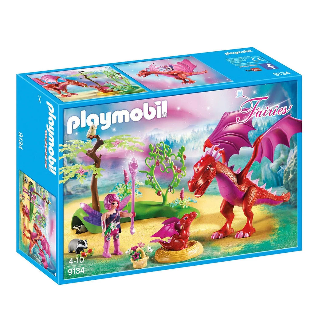 Playmobil 9134 Drakenhoeder met rode draken