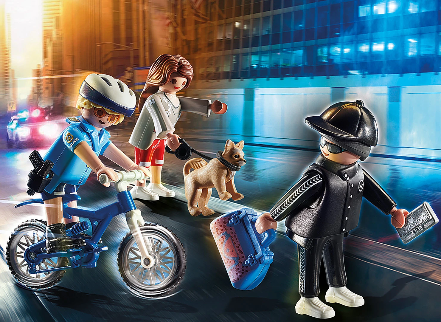 Playmobil City Action 70573 Politiefiets: achtervolging van de zakkenroller