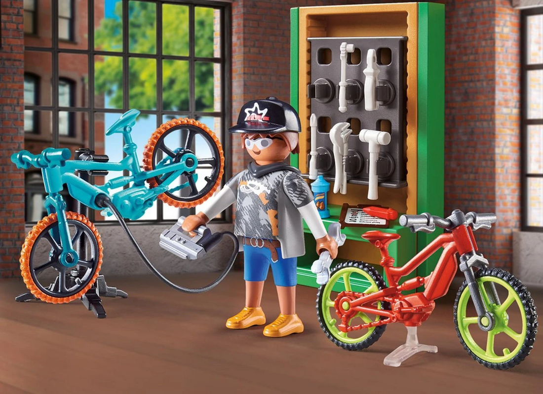 Playmobil City Life 70674 Gift set "E-bike werkplaats"