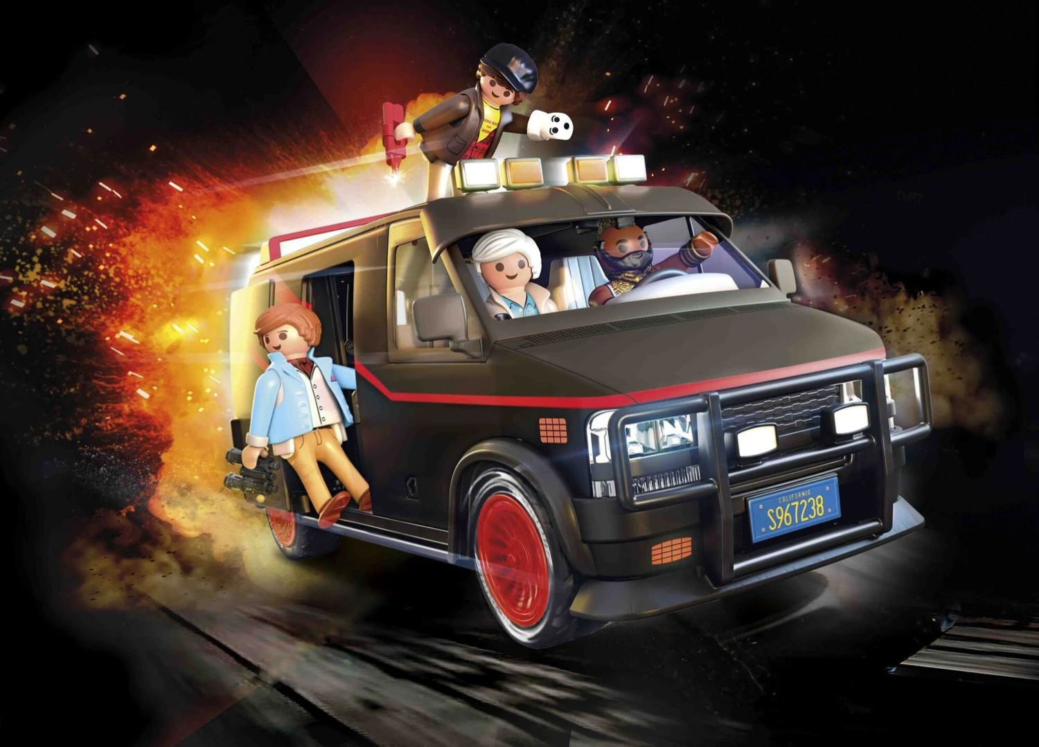 Playmobil Movie Cars 70750 De A-team Bus