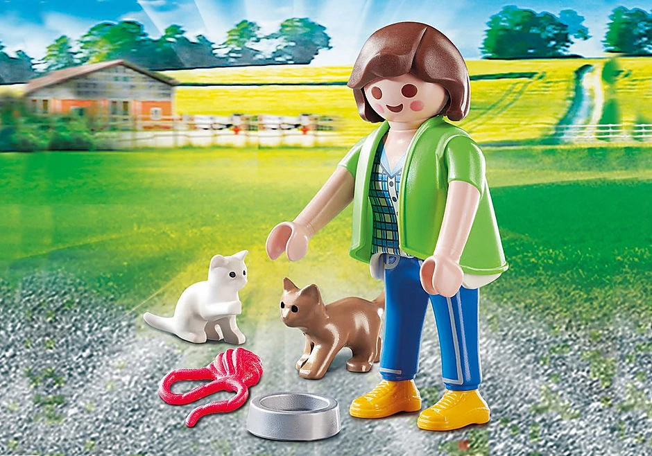 Playmobil Playmo-Friends 70562 Vrouw met kittens