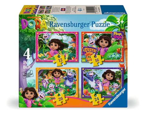 RAVENSBURG  dora  4 in een doos puzzel