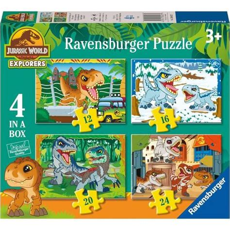 RAVENSBURG jurassic world 4 puzzel doos