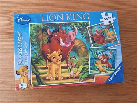 RAVENSBURG lion king 4 puzzels