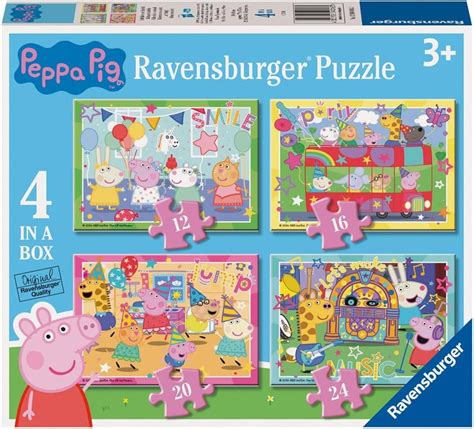 RAVENSBURG Peppa pig 4 in 1  puzzel doos