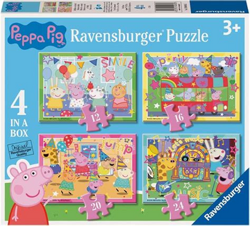 RAVENSBURG Peppa pig 4 in 1  puzzel doos