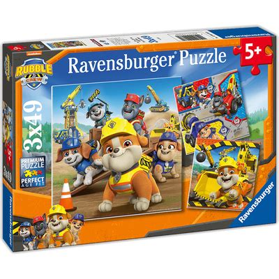 RAVENSBURG rubble crew 3 in 1 puzzel