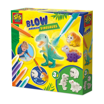 SES blow airbrush pens 3x dino